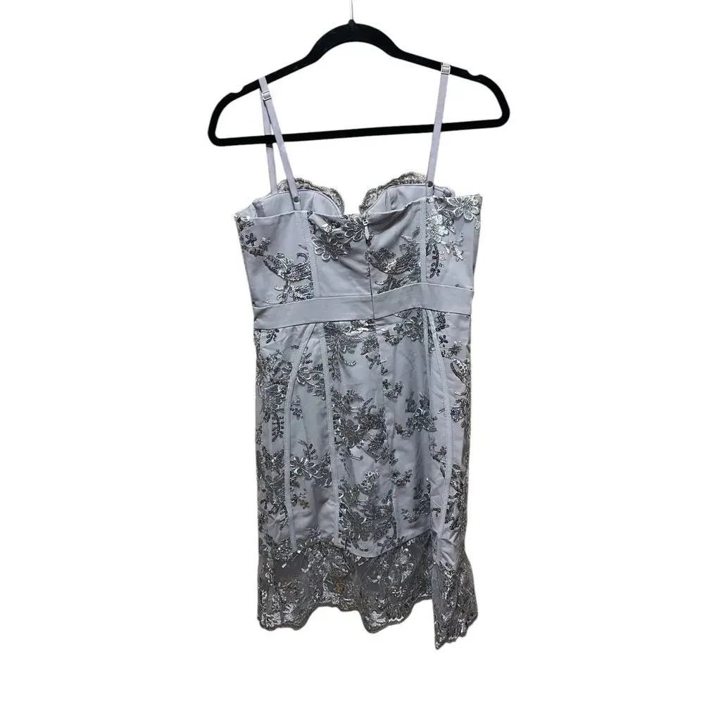 Medium NBD Floral Lace Mini Dress - Picture 9 of 13